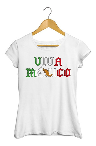 Blusa Playera Viva México Mapa 15 De Sept. Niño / Adulto