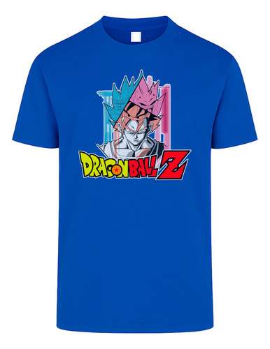 Playera Azul Rey Unisex Premium Dragon Ball Z Goku 003