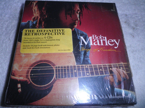 Cd Box + Booklet Imp De Bob Marley - Songs Of Freedom (1999)