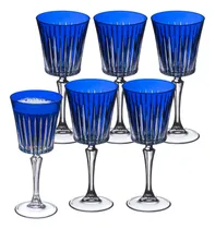 Comprar Barski Copas De Vino De Colores Europeos  Juego De 6 Copas