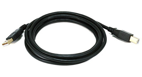 Cable Usb 2.0 A Male To B Male 28/24awg 1.84mts Monoprice