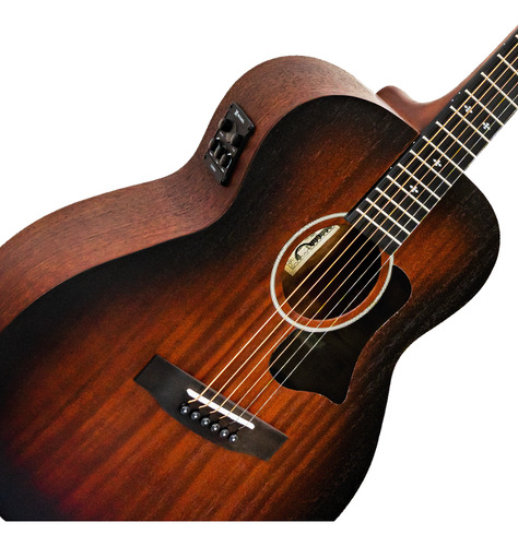 Violão Elétrico Profissional De Aço Michael Enigma Vme610