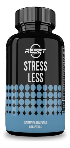Reset Nutrition Stress Less 60 Cápsulas Suplemento Multivitamínico Diseñado para Ayudar a Reducir el Estrés Mejorar el Estado de Ánimo y Promover la Relajación