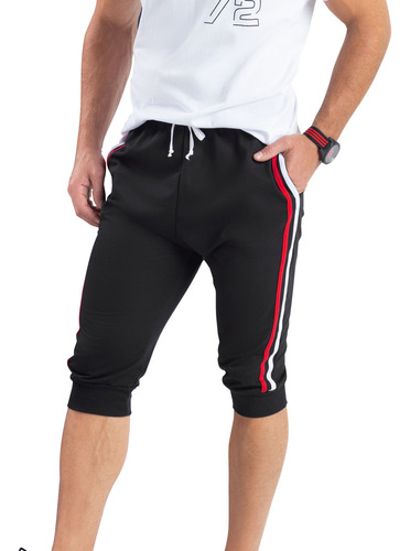 Jogger Hombre Negro Mp 88476