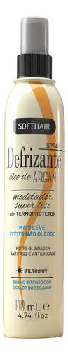 Soft Hair Defrizante Oleo De Argan Com Termoprotetor 140ml