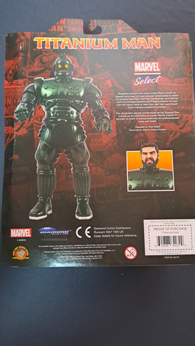 Marvel Select Titanium Man Sellado Iron Man (Usado)