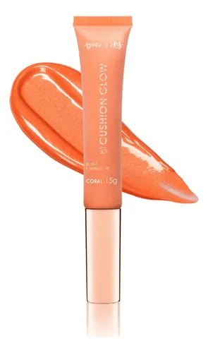 Blush Líquido Bt Cushion Glow Cor Coral Bruna Tavares
