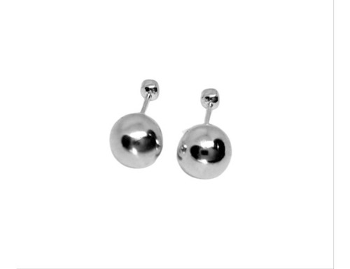 Aretes Broqueles Dormilona En Plata Ley 925 4 Mm