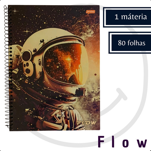 Caderno Universitário Menino 80 Páginas Capa Dura 1 Matéria! Cor 2
