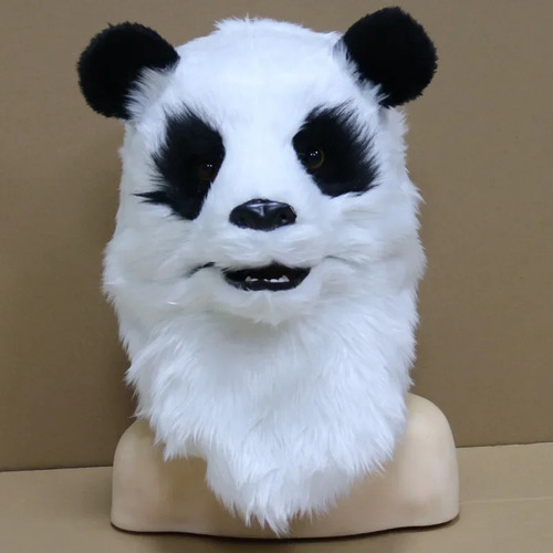 Nova Máscara De Panda Cos Head, Brilhante, Com Design Ani