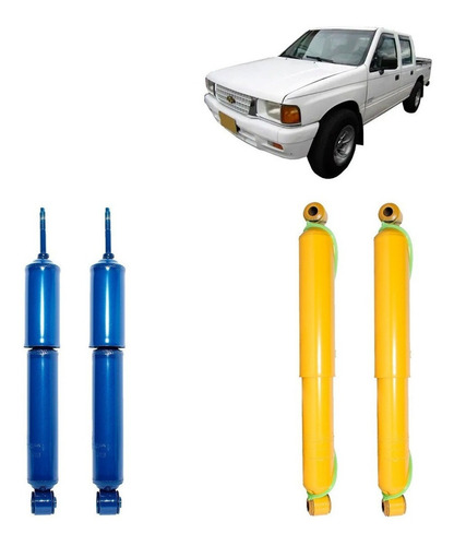 Kit Amortiguador Tras Del Para Chevrolet Luv 2.5 1993 2004