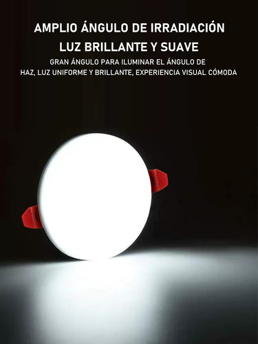 10w Lámpara Plafón Led De Techo Moderna Luz Blanco 20pcs Blanco