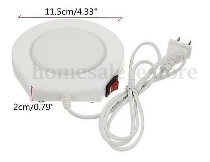 Imagen 6 de 6 de 220v Blanco Eléctrico Eléctrico Calentador De Taza Calentado