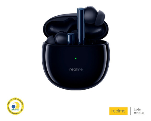 Imagem 1 de 2 de Fone De Ouvido Realme Buds Air 2 Preto