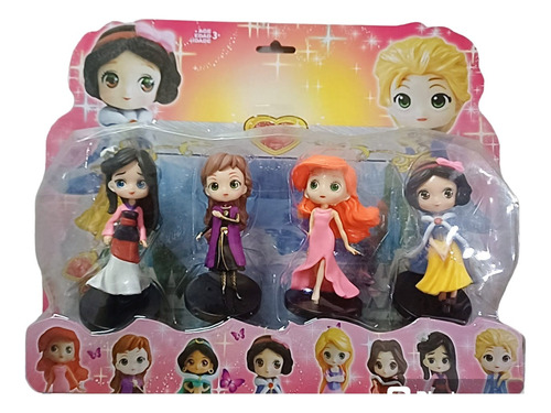 Set De Muñecas Princesas Disney