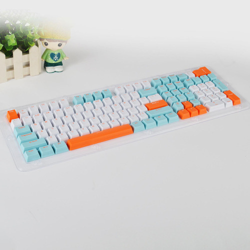 - Conjunto De Teclas Pbt 113 Unidades, 3 Blocos De Cores, Ta