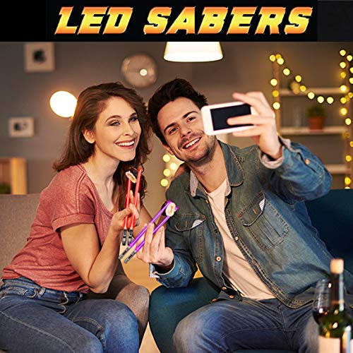 Los Palillos Lightsaber Se Iluminan, Luz Led Brillante Saber