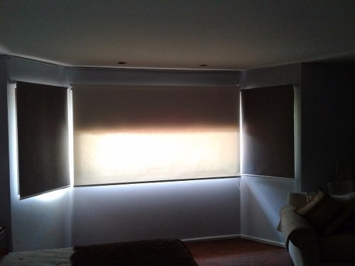 Cortinas Roller Blackout Telas Americanas A Medida.
