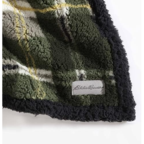 Eddie Bauer- Manta, Sherpa De Felpa Ultrasuave Para Decoraci