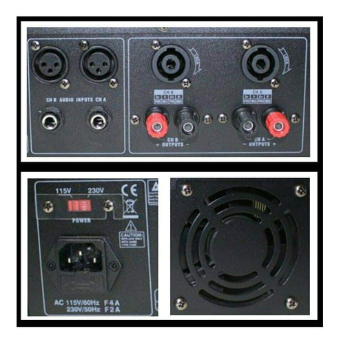 Emb Pro - Pa4400 - Rack Mount Professional Power Amplifie...