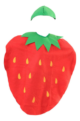 3 Disfraz De Fresa Con Dibujos De Frutas Para Fiesta Estilo