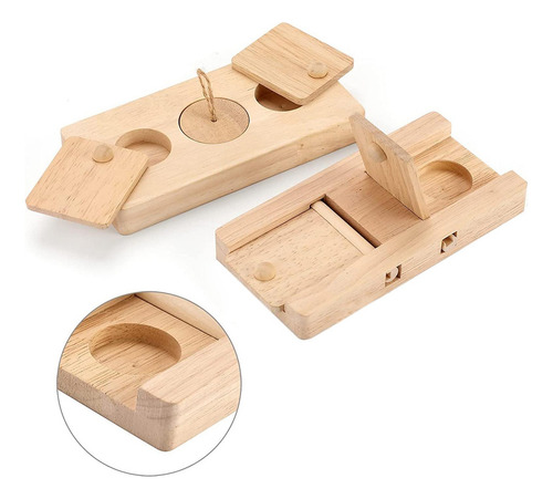 M Conjunto De Brinquedos De Enriquecimento De Madeira,