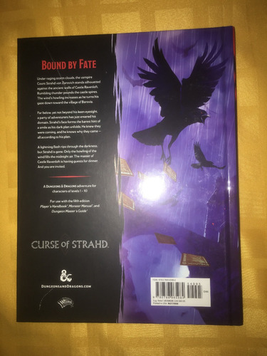 Dungeon And Dragons Curse Of Strahd 5e Aventura Dnd Rol