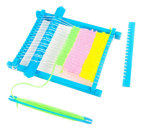 Kit De Telar Educativo Con Accesorios, Hilo De Tapicería