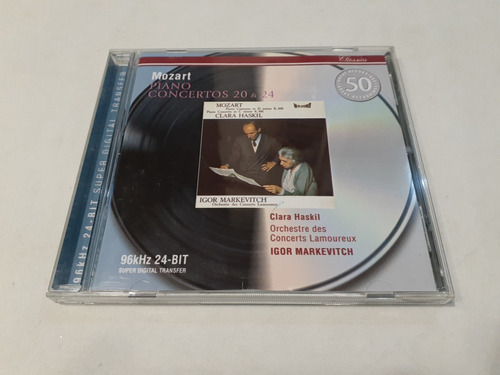 Piano Concertos 20 & 24, Mozart - Cd 2001 Nuevo Alemania 
