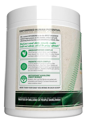 Ehp Labs Oxygreens Daily Greens Forest Berries 30servs Sabor Passion Fruit
