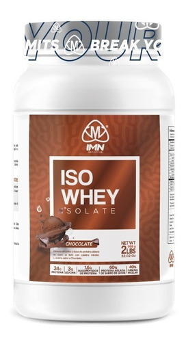 Proteina Iso Whey Isolate 2 Lb - Unidad a $127600