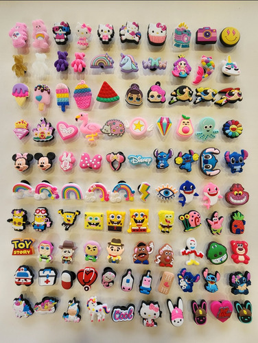 50 Pins Pines Adornos Paracrocs Gomones X Mayor Combo Por 50