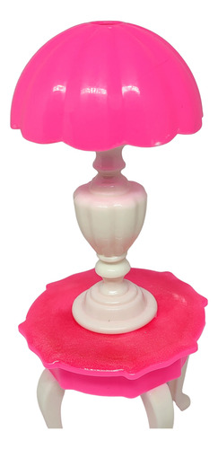 Mesa De Canto Rosa Pink P/ Quarto E Sala Da Barbie - Móveis