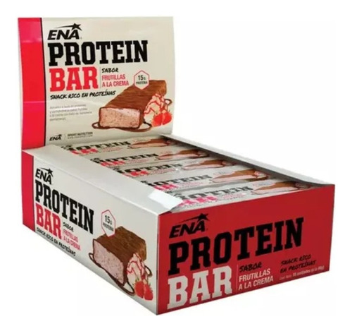 Barras De Proteínas Ena Protein Bar Caja De 16 Unidades