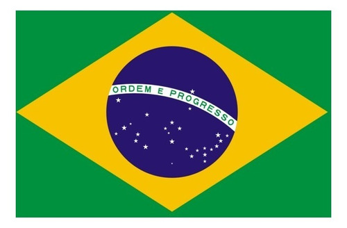 Bandera Brasil 1mtr X 1.50mtrs Poliester