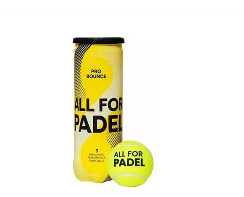 Pelota De Padel Pro Bounce All For Padel