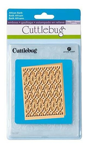 Cuttlebug A2 Embossing Folder, African Batik