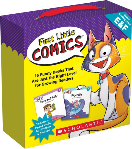 First Little Comics Parent Pack: Levels E & F: 16 Funny Book