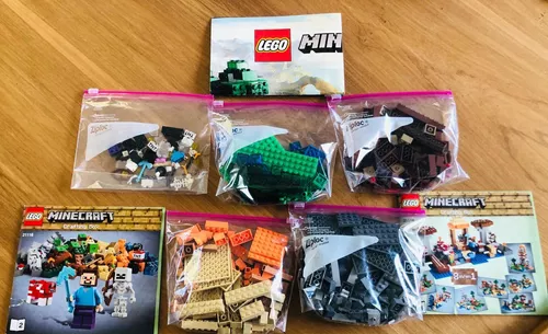 Minecraft, caja de construcción de Lego modelo 21116