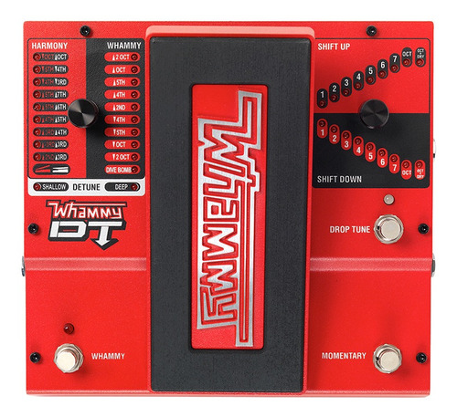 Pedal De Efecto Digitech Whammy Dt  Rojo