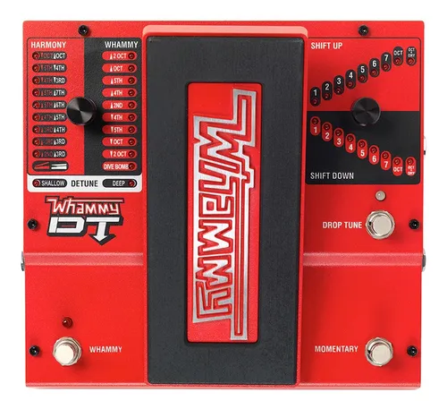 Pedal de efeito DigiTech Whammy DT vermelho | Frete grátis
