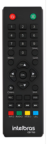 Conversor Digital Tv Hd E Gravador Cd 700 Intelbras