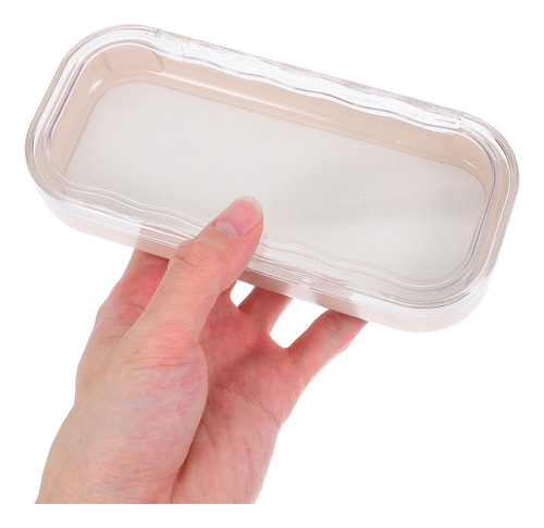 Estuche Transparente Para Anteojos, Caja De Almacenamiento D