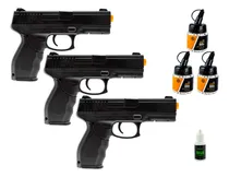 Comprar Combo 3 Pistolas Airsoft Pt24u002F7 Mola Mais Barato + Esferas