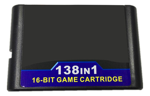 Colección De Juegos Populares 138 En 1 Para Sega Genesis Meg
