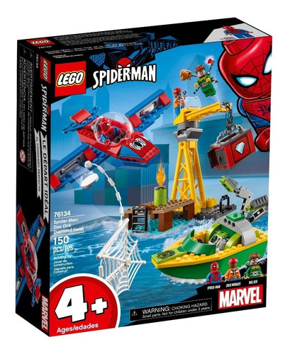 Lego Spiderman: Robo De Diamantes De Doc Ock 76134