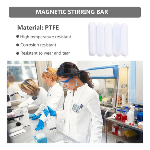Barra De Agitación Magnética De Laboratorio De Ptfe De 5 Pie