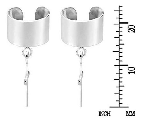 Ear Cuffs De Plata De Ley 925 Con Cruz De Devoción Significa