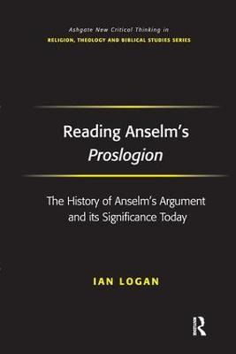 Libro Reading Anselm's Proslogion - Ian Logan