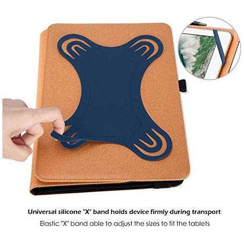 Procase Funda Para Tablet De 9 A 10 Pulgadas, Azul Marino
